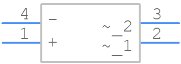 KBPC810 - Diotec - PCB symbol