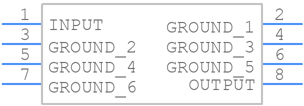 SXLP-13+ - Mini-Circuits - PCB symbol