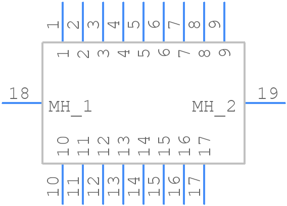 127-17AM1Y - Amphenol - PCB symbol
