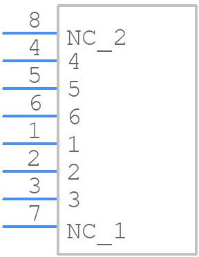 EN3P2MRAPCBW - Switchcraft - PCB symbol