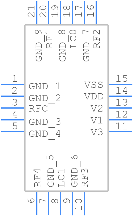 QPC6188SB - Qorvo - PCB symbol