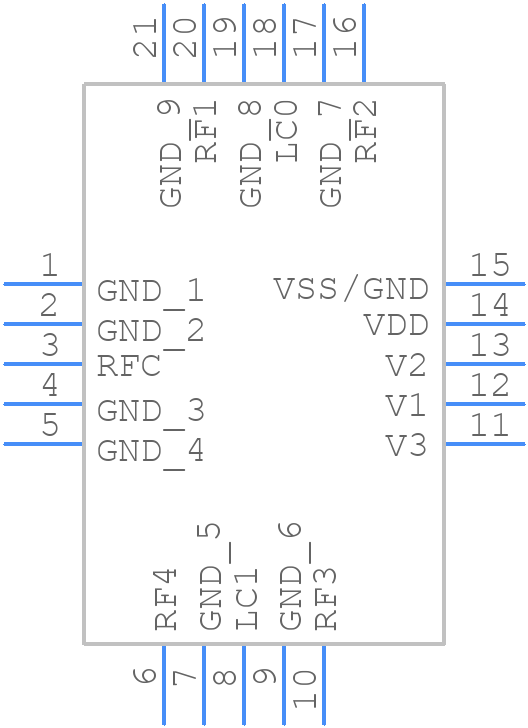 QPC6188SR - Qorvo - PCB symbol