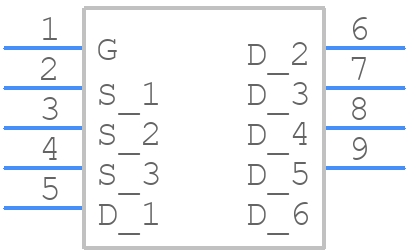 NVMTS001N06CLETXG - onsemi - PCB symbol