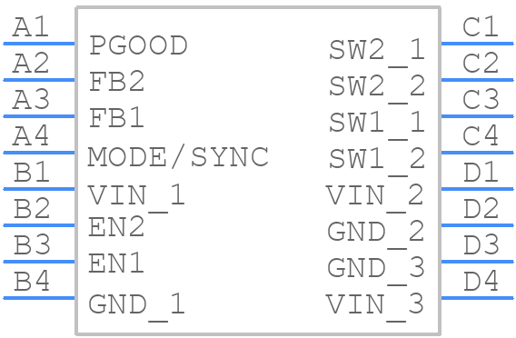 LTC3315AACBZSK-R7-ES - Analog Devices - PCB symbol