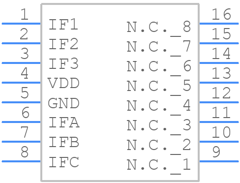 TLE5014P16XUMA1 - Infineon - PCB symbol