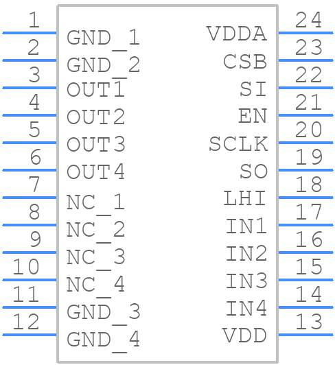 NCV7750DPR2G - onsemi - PCB symbol