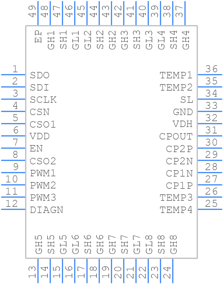 STDRIVE181TR - STMicroelectronics - PCB symbol