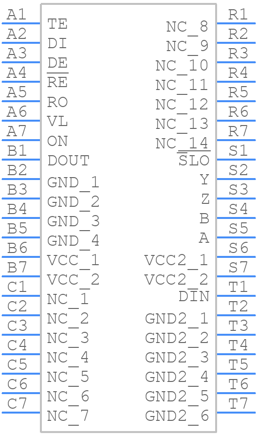 LTM2885IY#PBF - Analog Devices - PCB symbol