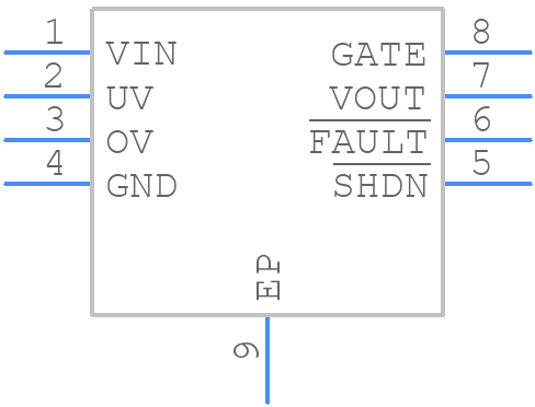 LTC4367IDD#TRPBF - Analog Devices - PCB symbol