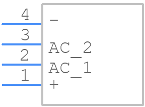 KBU3504-G - Comchip Technology - PCB symbol