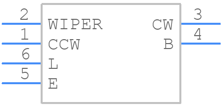 PTL60-15G1-204B2 - Bourns - PCB symbol