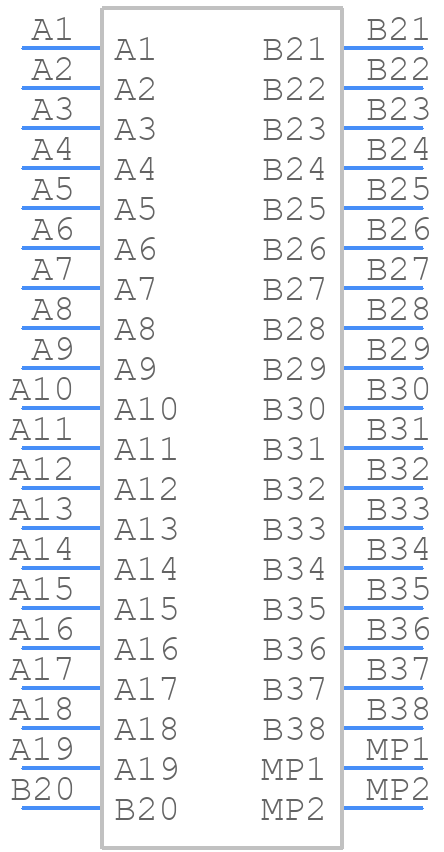 1704320002 - Molex - PCB symbol