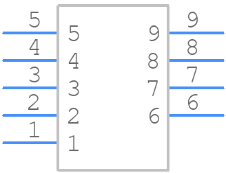 A98022-009 - Omnetics - PCB symbol