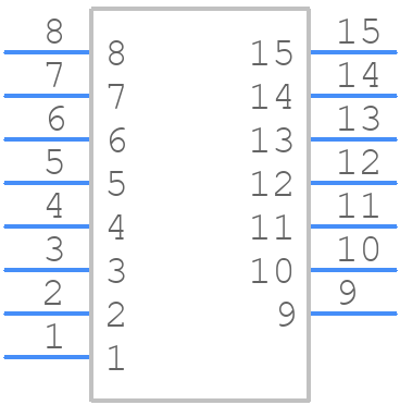 A98022-015 - Omnetics - PCB symbol