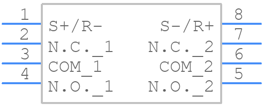 G6KU-2F-Y-T1 - OMRON Electronics - PCB symbol