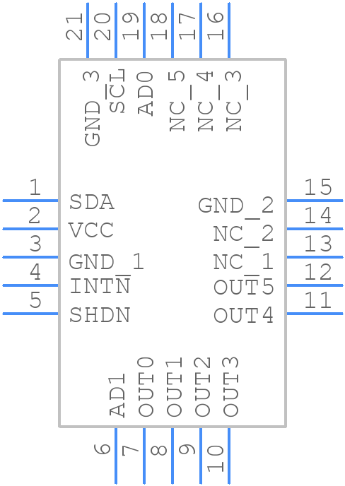 AW9106CQNR - AWINIC - PCB symbol