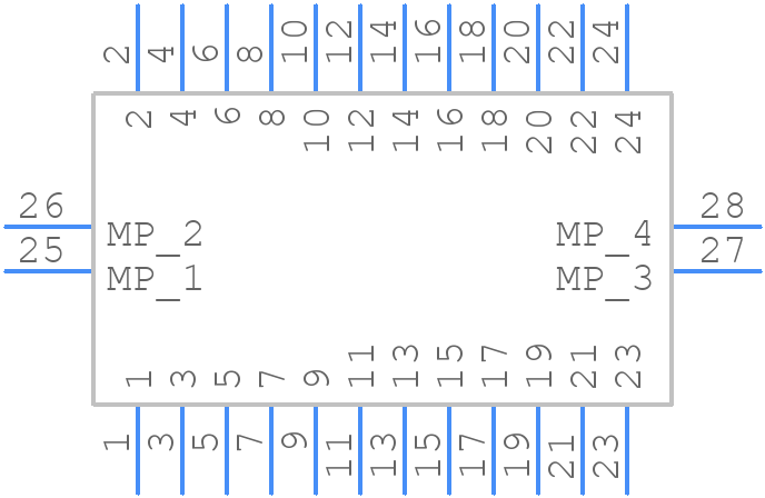 103P024BB100 - Amphenol - PCB symbol