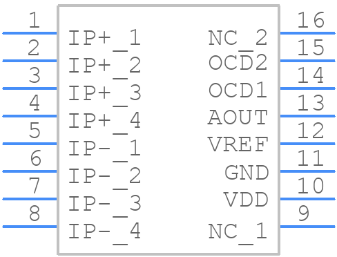 TLI4971A030W2US0001XUMA1 - Infineon - PCB symbol