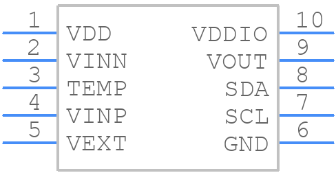 NSA2300-QMOR - NOVOSENSE - PCB symbol