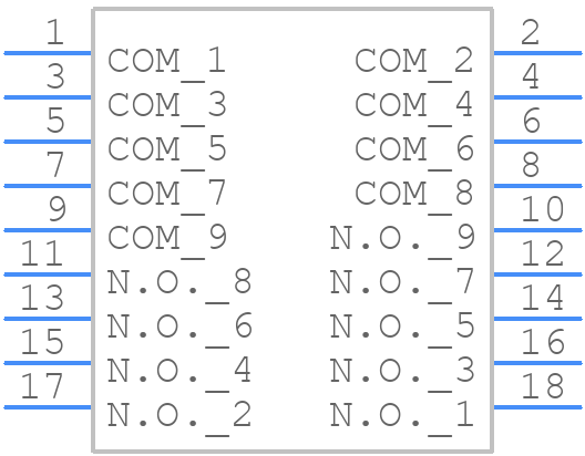 KAE09LGGR - E-Switch - PCB symbol