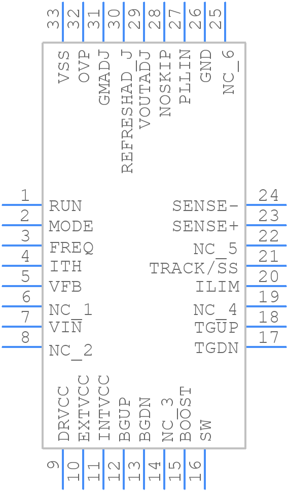 LT7809RUH#PBF - Analog Devices - PCB symbol