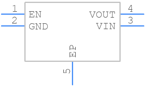 MIC5303-2.6YMT-TR - Microchip - PCB symbol