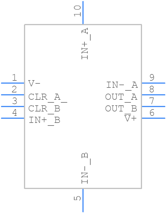 TLV9022L1RUGR - Texas Instruments - PCB symbol