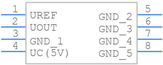 HC5FW 900-S/SP1 - LEM - PCB symbol