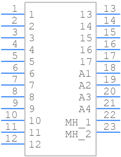 681M21WA4SL141 - NorComp - PCB symbol