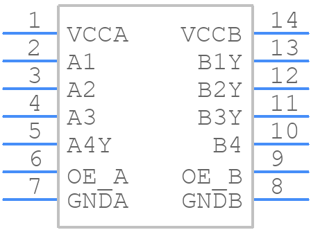 TXG1041QDYYRQ1 - Texas Instruments - PCB symbol