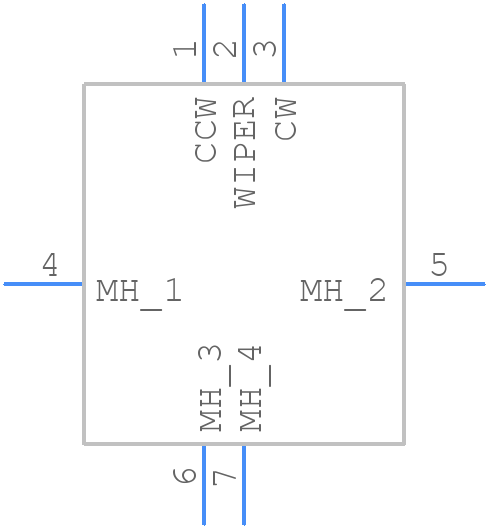 PCW1J-C24-GDD103 - Bourns - PCB symbol