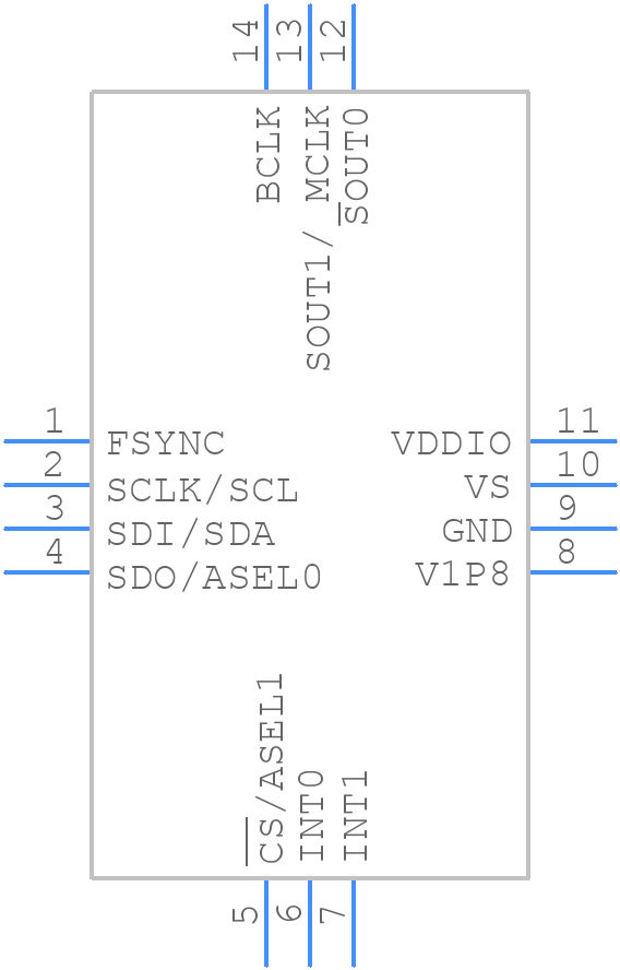 ADXL383-1BCCZ-RL - Analog Devices - PCB symbol