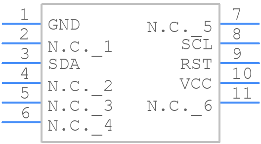 SLS32AIA010MKUSON10XTMB1 - Infineon - PCB symbol