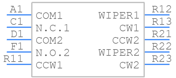 PTJ902-030S-502B2 - Bourns - PCB symbol
