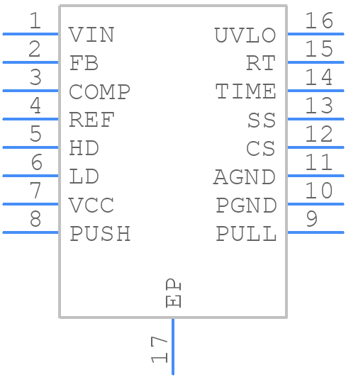 LM5041SDX/NOPB - Texas Instruments - PCB symbol