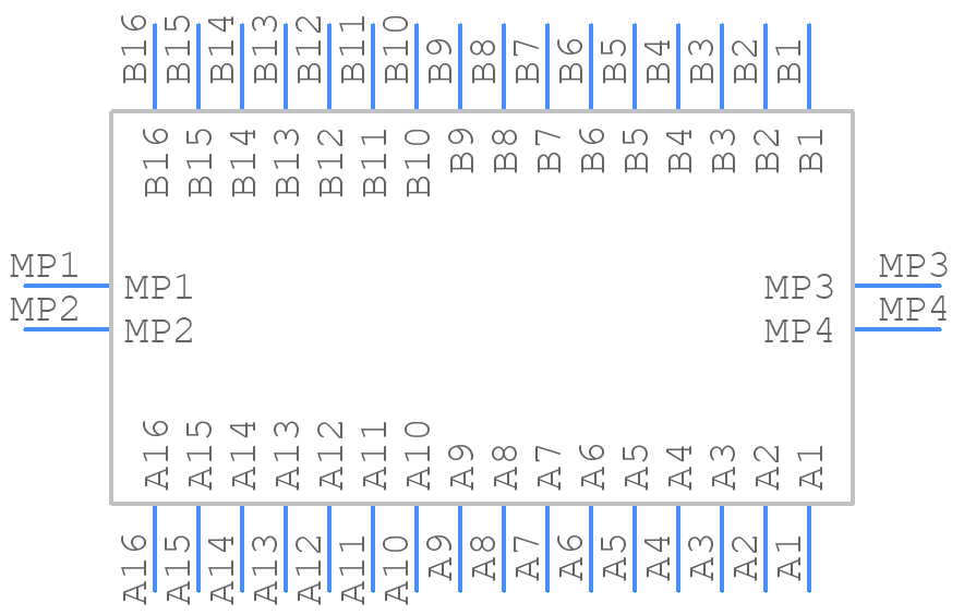 M55-6013242R - Harwin - PCB symbol