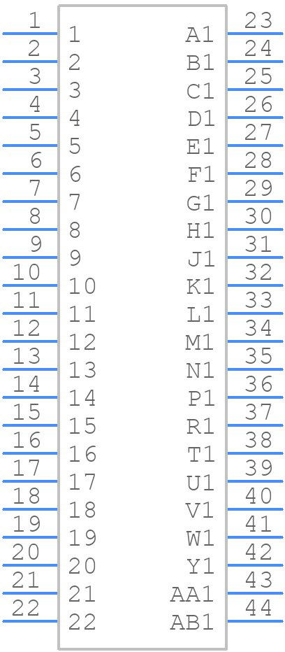 305-044-520-201 - EDAC - PCB symbol