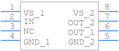 MIC4451YMTR - Microchip - PCB symbol
