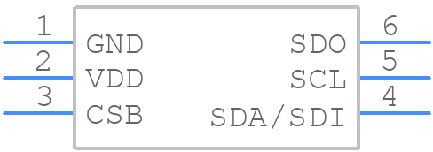 NSPGS2F200DT16 - NOVOSENSE - PCB symbol