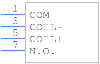 SIL12-1A75-71D - Meder - PCB symbol