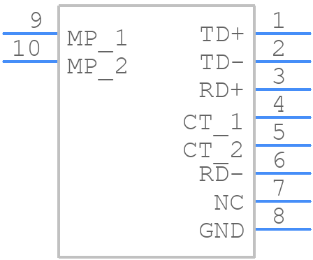 LPJ19111DNL - LINK-PP - PCB symbol