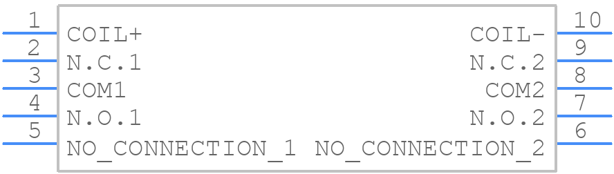 RSM850-6112-85-1005 - Relpol - PCB symbol