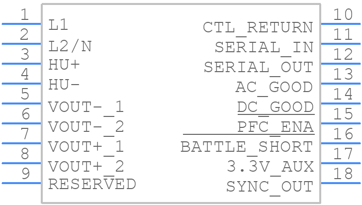MPFIC-U-28-FT-F-M - Synqor - PCB symbol