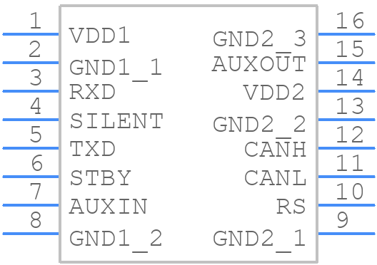 ADM3056EBRIZ - Analog Devices - PCB symbol