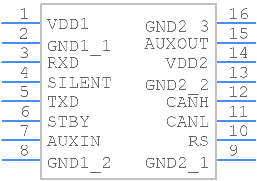 ADM3056EBRIZ-RL - Analog Devices - PCB symbol