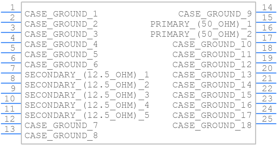 SERT4-62HP-50W+ - Mini-Circuits - PCB symbol