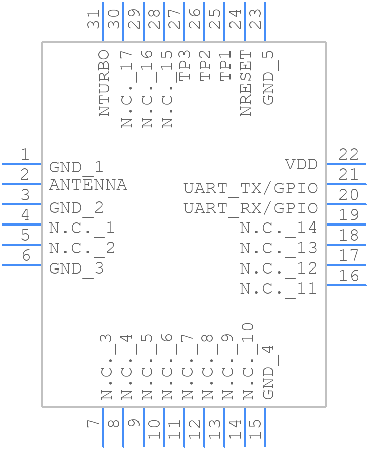 S3003-K615 - ENOCEAN - PCB symbol