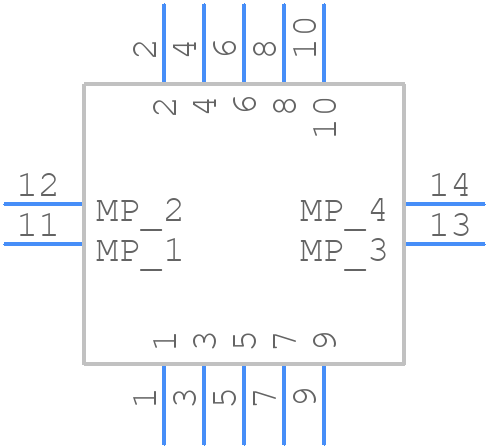 AXF6G1012A - Panasonic - PCB symbol