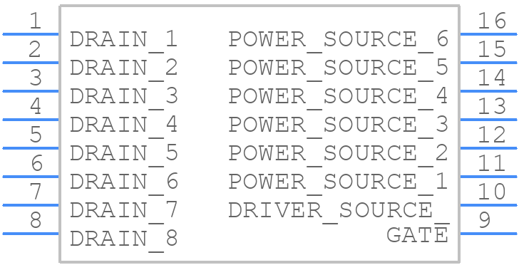 NTBT035N65GN1TXG - onsemi - PCB symbol