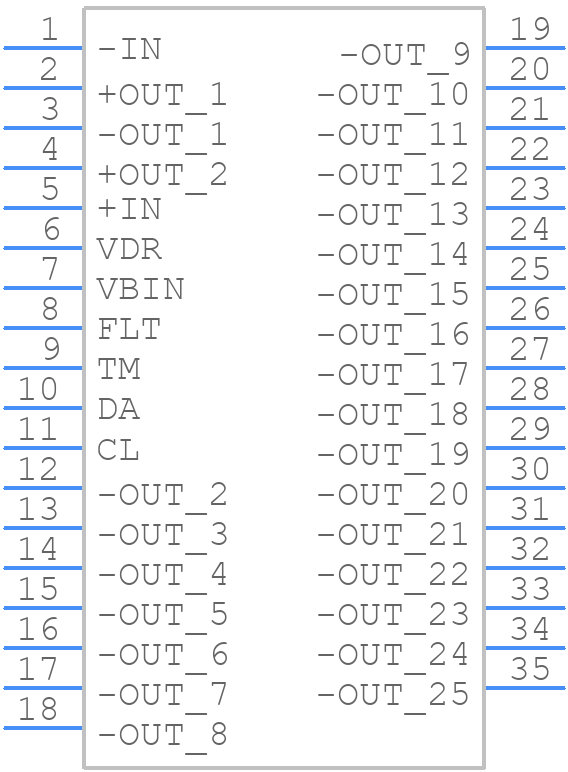 VTM2308S60Z1513T00 - VICOR - PCB symbol